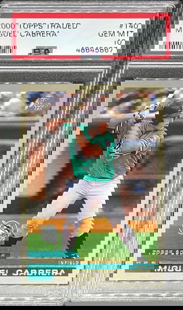 2000 Topps Traded #T40 Miguel Cabrera PSA 10