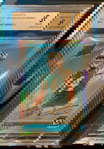 SAM DARNOLD OPTIC RATED ROOKIE HOLO AUTO /99