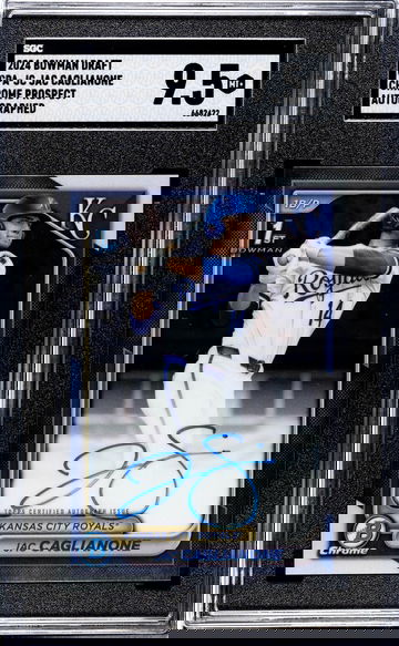 2024 Bowman Draft #CPA-JC Jac Caglianone Chr. Pros. Auto. SGC 9.5