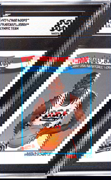 1991-92 NBA Hoops US Olympic Team Michael Jordan SGC 8