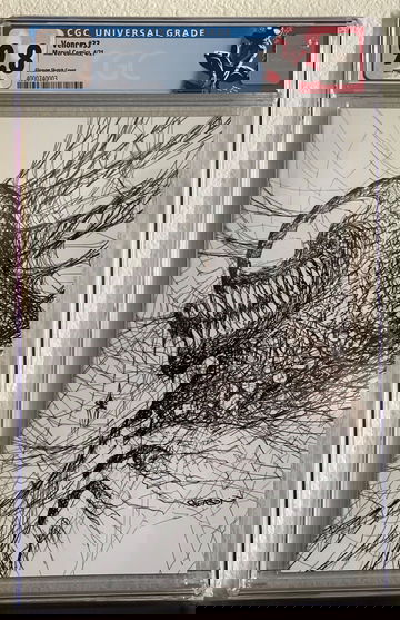 Venom #33 Gleason Sketch Virgin Variant CGC 9.8