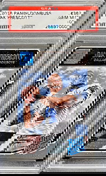 2016 Dak Prescott Panini Donruss #362 PSA 10 GEM MT MINT Rookie Card RC Dallas Cowboys