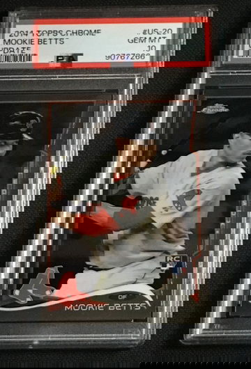 2014 Topps Chrome Update #US-20 Mookie Betts RC Rookie Card PSA 10 GEM MINT