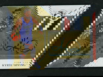 2018-19 Panini Opulence Gold Medal Kyrie Irving #GM-KIV Auto /25