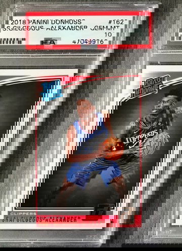 2018 Shai Gilgeous Alexander rookie donruss psa 10