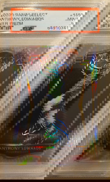 Anthony Edwards RC⚡️2020-21 Select Silver Premier PSA 9 MINT 🔥 TIMBERWOLVES MVP 📈 