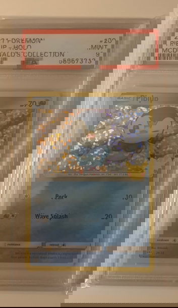 2021 Pokémon piplup Holo psa 9 