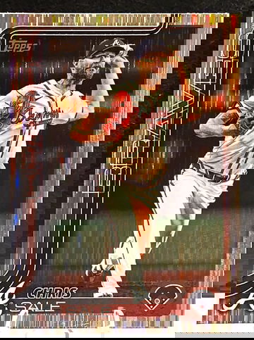 2025 Topps Series 1 - CHRIS SALE - Tinsel (Meijer excl) BRAVES SSP #316