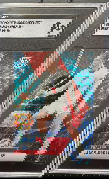 2020-2021 Panini Mosaic Euro Jack Grealish England GENESIS SGC 9 MINT 109