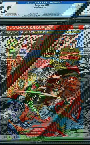 AVENGERS #121, CGC 9.2 NM-