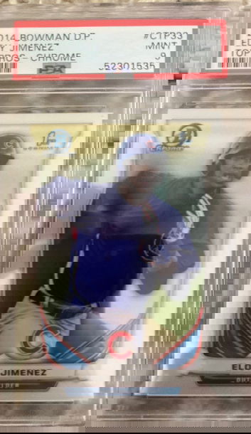 2014 Bowman Chrome Eloy Jimenez PSA 9 Mint draft ctp33