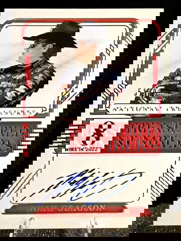 2025 National Treasures  Noah Gragson  ON CARD Auto  /99  NASCAR  Treasured Numbers