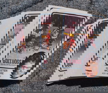 1985 Minnesota Duluth Team Set with Brett Hull PSA 9