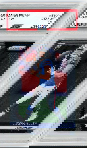 Josh Allen 2018 Panini Prizm RC PSA 10 Gem Mint 
