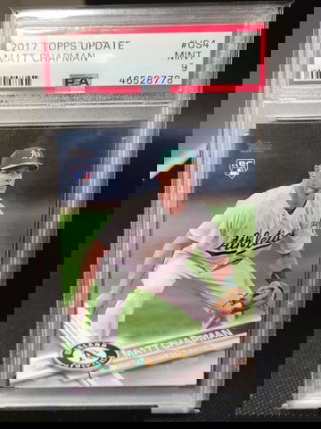 2017 Topps Update Matt Chapman Psa 9