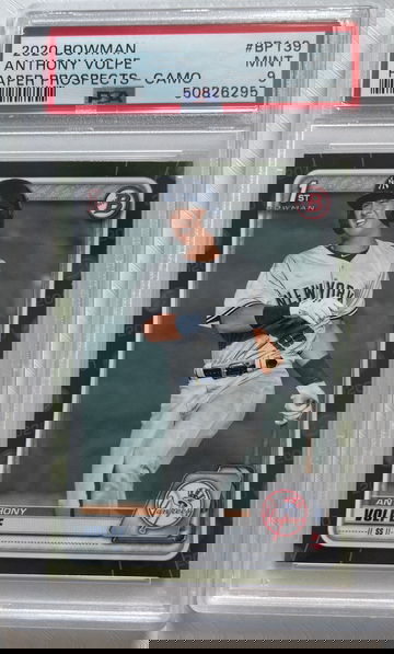 2020 Bowman Anthony Volpe Paper Prospects - Camo PSA 9 MINT 