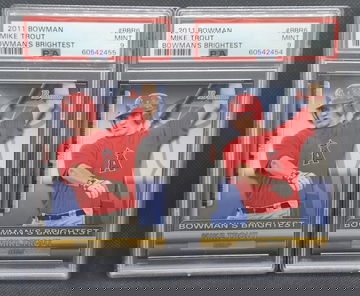 2011 Bowman Mike Trout Bowman's Brightest
