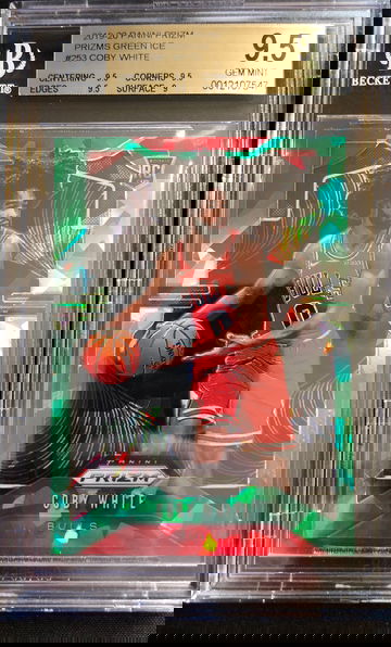 Coby White Prizm Fanatics Green Ice SP