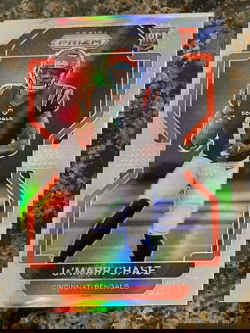 2021 Panini Prizm Rookie Variation Silver Prizm Ja'Marr Chase #V-337 Rookie RC A