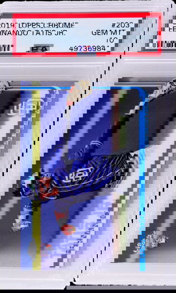 2019 Topps Chrome Fernando Tatis Jr. #203 RC PSA 10