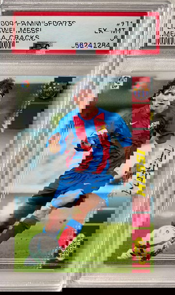 2004 Lionel Messi Mega Cracks 71 PSA 6