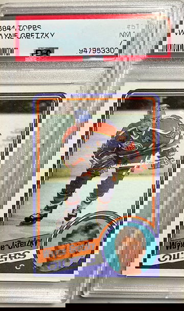 1984 TOPPS #51 WAYNE GRETZKY NM PSA 7