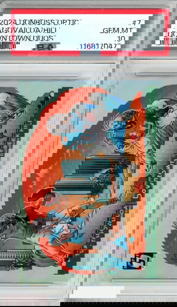 2024 PANINI DONRUSS OPTIC DOWNTOWN DUOS TUA TAGOVAILOA TYREEK HILL #7 PSA 10