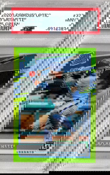 2020 Optic Bo Bichette Lime Green PSA 9