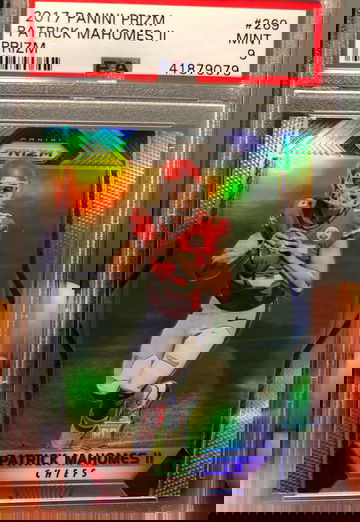 Patrick Mahomes 2017 Prizm PSA 9