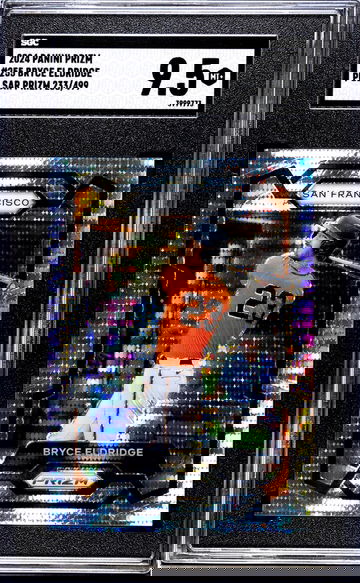 2024 Panini Prizm #255 Bryce Eldridge Pulsar Prizm /499 SGC 9.5