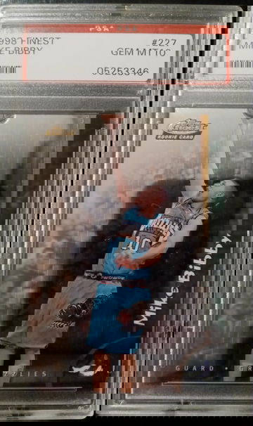 1998 Finest Mike Bibby Rookie PSA 10 #227 RC