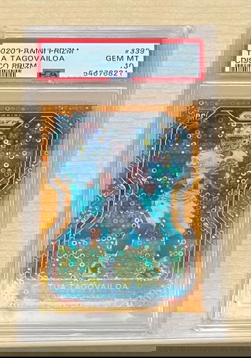 2020 Prizm Tua Tagovailoa Disco PSA 10