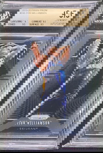 Zion Williamson Prizm BGS 9.5