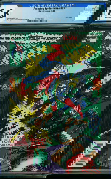 AMAZING SPIDER-MAN #383, CGC 9.6 NM+