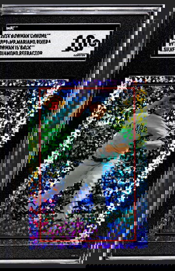 2014 bowman silver diamond refractor Mariano Rivera Sgc 10