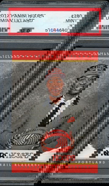 Damian Lillard 2012-13 Panini NBA Hoops RC #280 PSA 9 MINT Blazers!