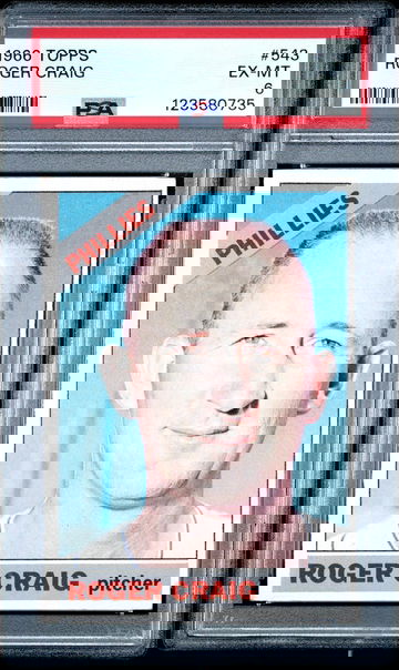 1966 Topps Roger Craig #543 PSA 6