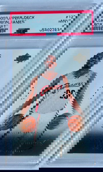 2003 Upper Deck Lebron James Rookie Card RC PSA 9 Box Set #12 Mint