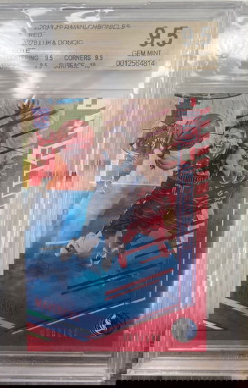 2018 LUKA DONCIC CHRONICLES 278 ROOKIE RED /149 BGS 9.5+++ 10 TRUE GEM 