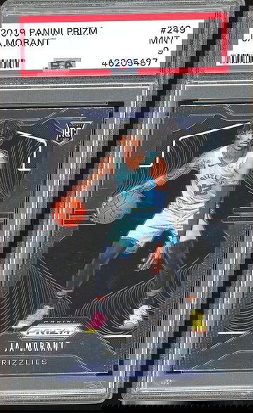 2019-20 Prizm Ja Morant Base RC PSA 9