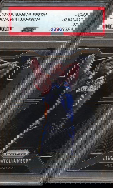 2019-20 Prizm Zion Williamson Rookie PSA 10