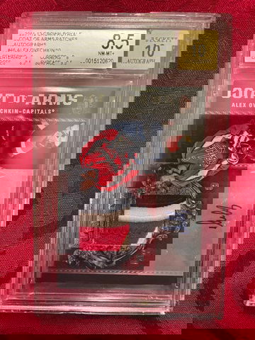 Crown Royale Alex Ovechkin BGS 8.5 10 Sick Patch Auto 4/10 POP 1 None Higher