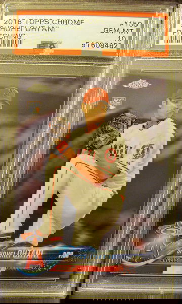 2018 Topps Chrome Shohei Ohtani Pitching PSA 10 Gem-Mint