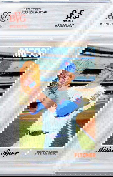 1970 Topps #712 Nolan Ryan BVG 8.5