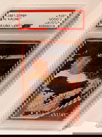 1962 Topps Al Kaline Autograph PSA/DNA CERT