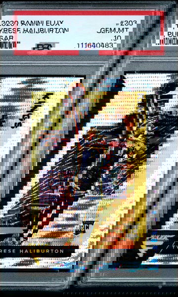 2020 Panini Flux Pulsar Tyrese Haliburton #203 RC Prizm PSA 10