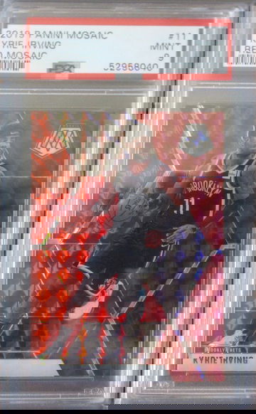 Kyrie Irving Red Mosaic PSA 9 2019 Panini Mosaic #11