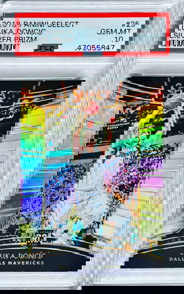 2018 Panini Select Luka Doncic Silver Prizm