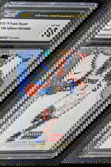 2018-19 Threads Shai Gilgeous-Alexander Dazzle Jersey Gem Mint 10