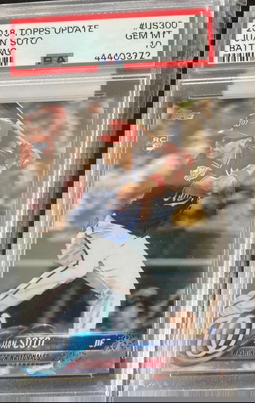 Juan Soto 2018 topps update rookie psa 10